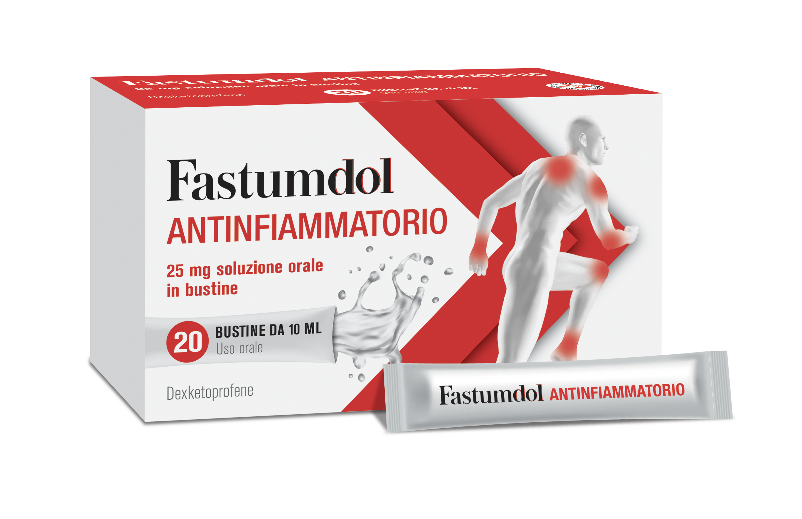 Image of Fastumdol Antinfiammatorio 20 Bustine