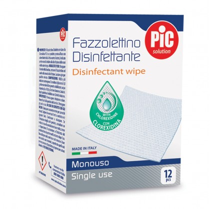 

Fazzolettino Disinfettante Pic Solution 12 Pezzi