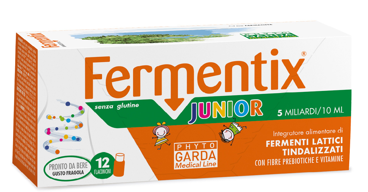 

FERMENTIX JUNIOR 5 Miliardi Phyto Garda 12 Flaconcini Fragola