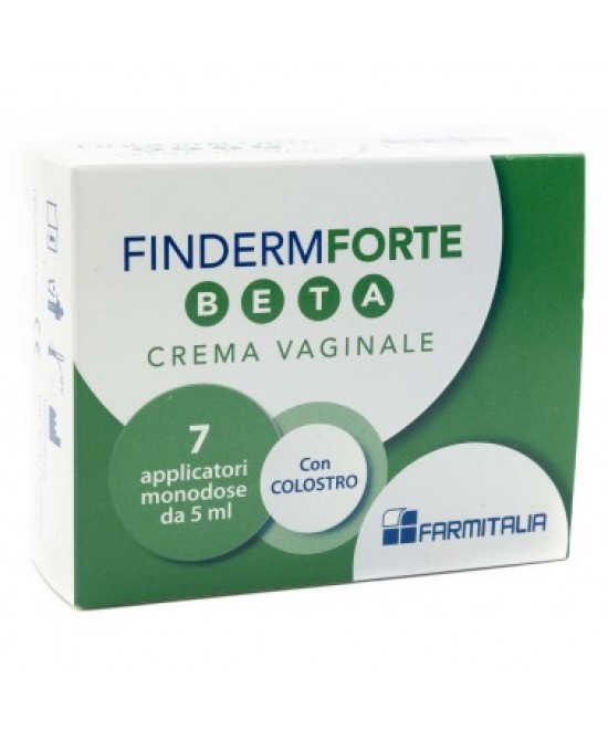 Finderm Forte Beta Crema Vaginale Farmitalia 7 Applicatori da 5ml