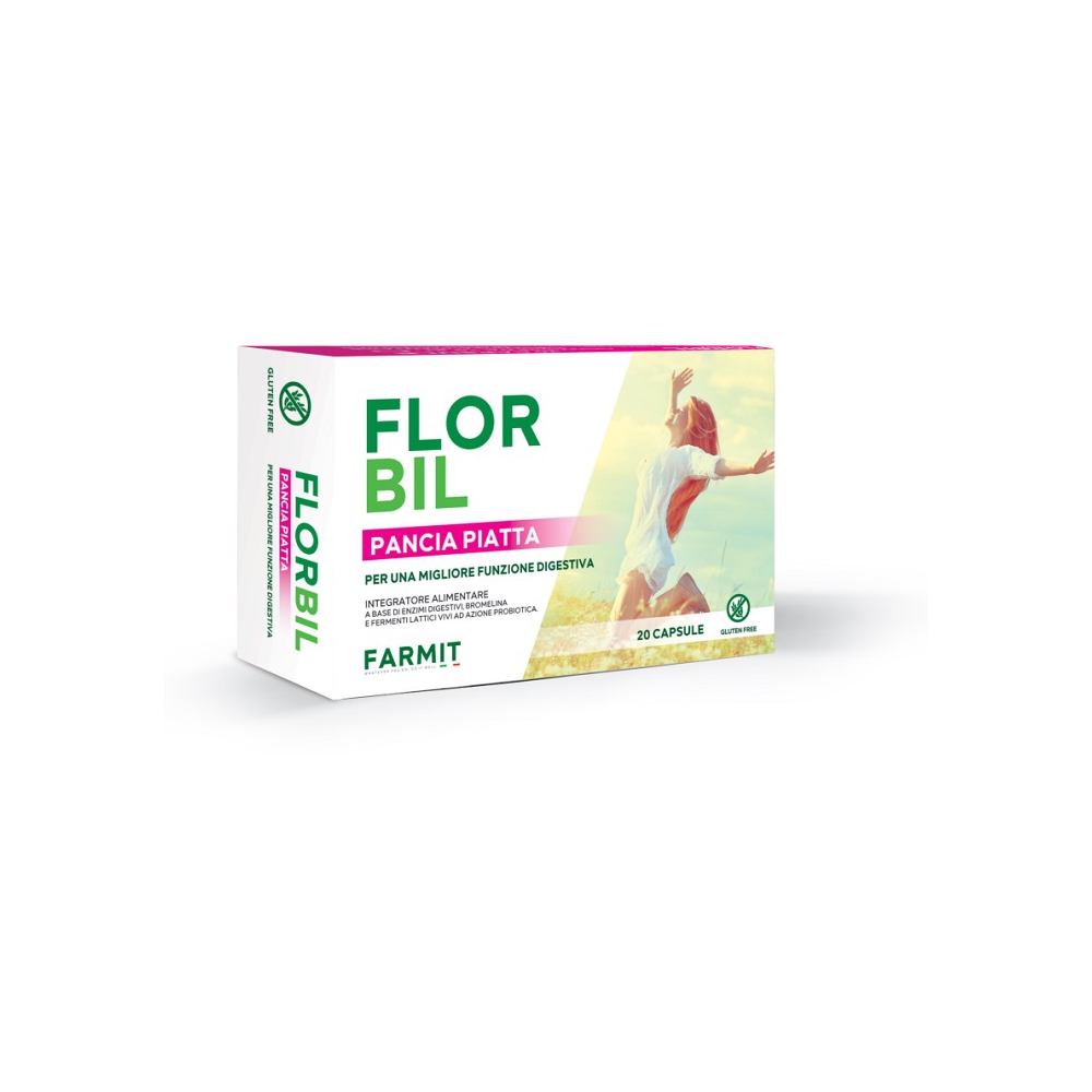 

FlorBil Pancia Piatta Farmit 20 Capsule