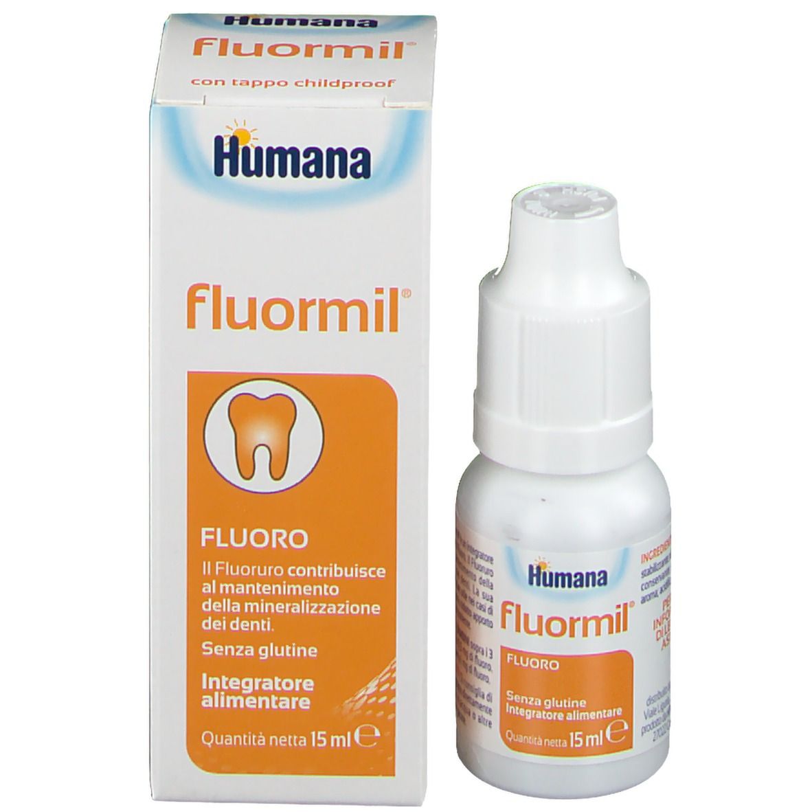 FluorMil Gocce di Fluoro Per Bambini 15 ml