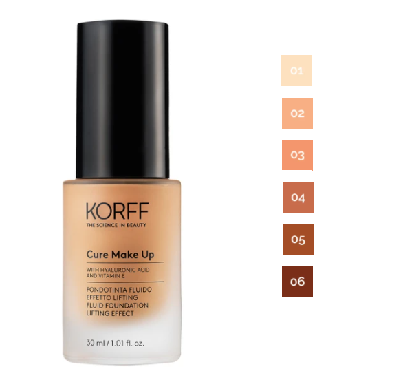 

Fondotinta Fluido Effetto Lifting Cure Make Up KORFF 03 30ml