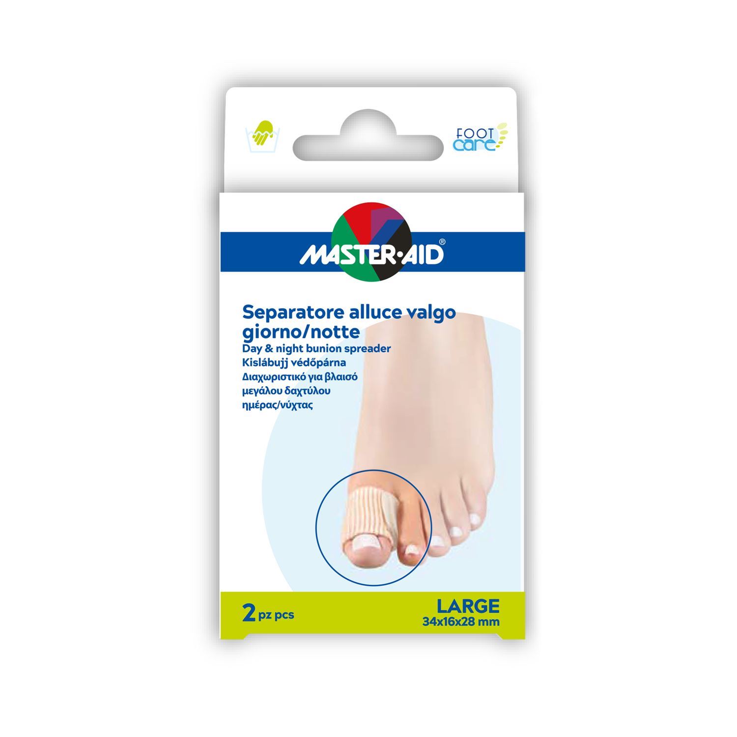 

Foot Care Separatore Alluce Valgo Master-Aid 2 Pezzi