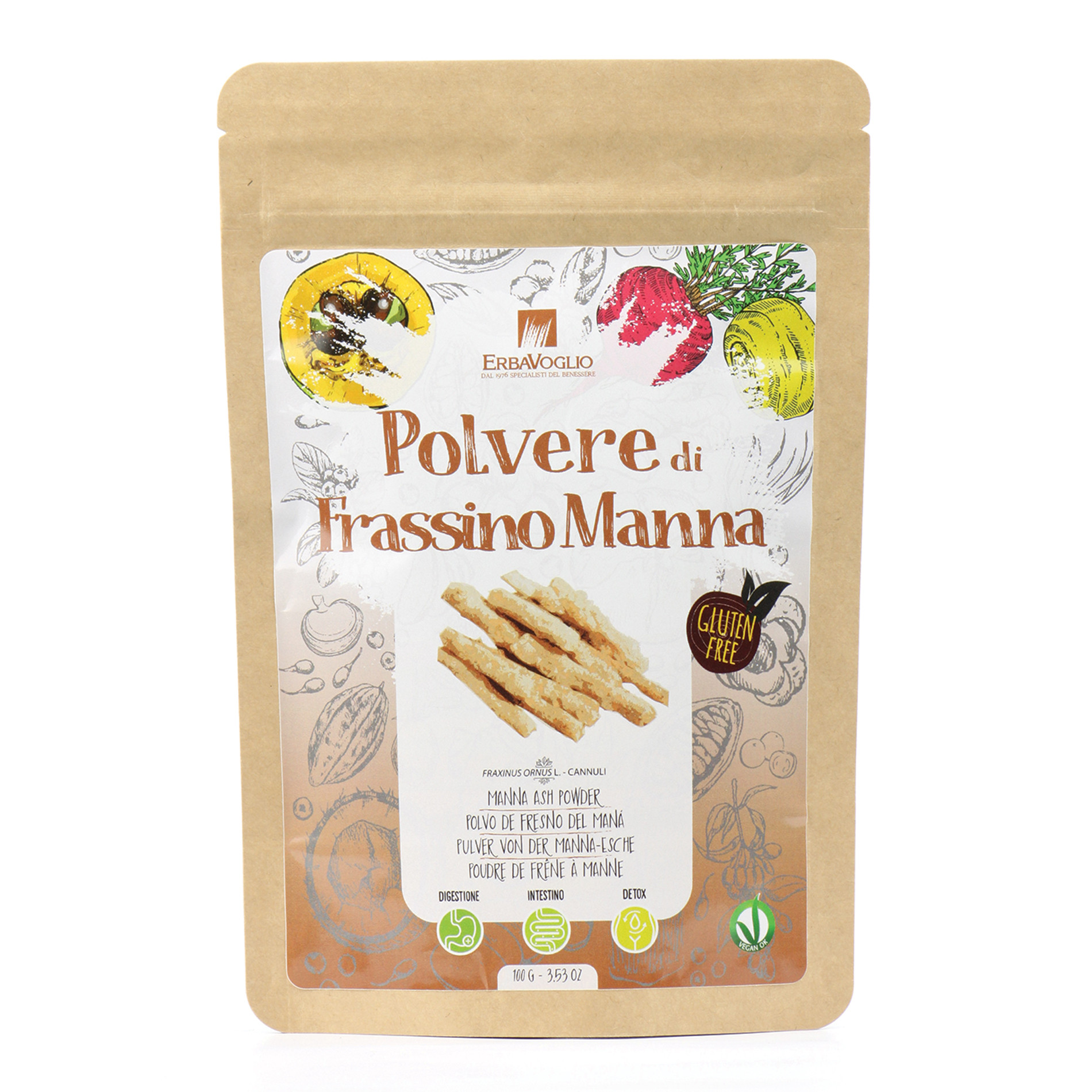 

FRASSINO MANNA POLVERE ERBAVOGLIO 100g