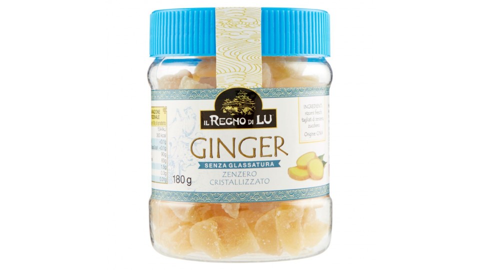 Image of Ginger Cristallizzato Senza Glassatura Il Regno Di Lu(R) 180g033