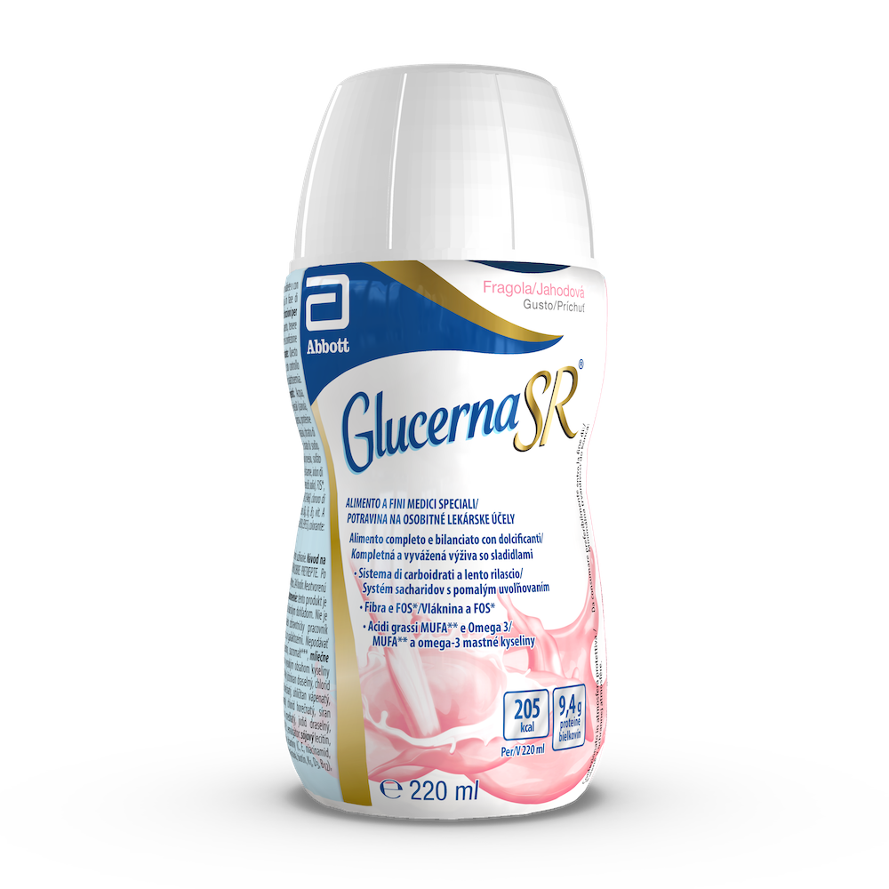 Glucerna SR Alimento a Fini Medici Speciali Per Diabetici Fragola Abbott 220ml