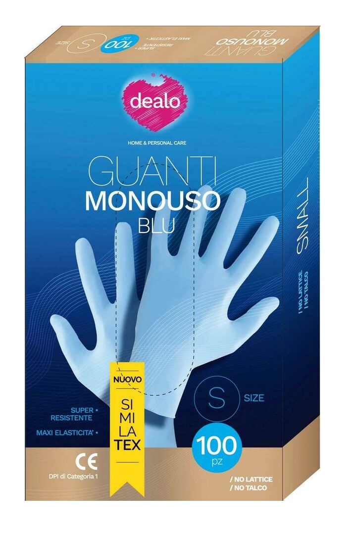 Image of Guanti Monouso Similattex S Dealo 100 Pezzi.033