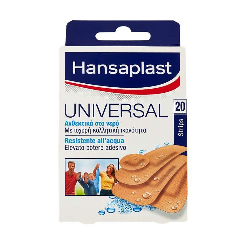 

Hansaplast Cerotti Universal 4 Formati Assortiti 20 Pezzi