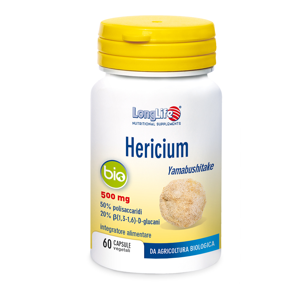 

Hericium Bio 500mg LongLife 60 Capsule Vegetali