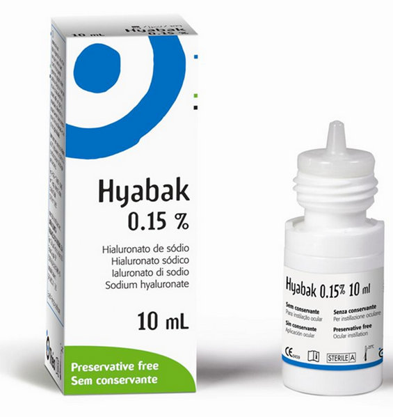 Hyabak 0,15 % x 10 mL Solución Oftálmica