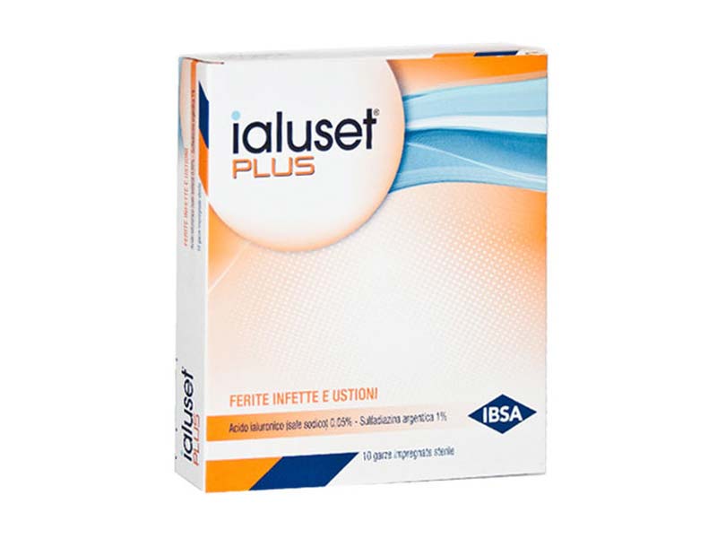 

Ialuset Plus IBSA 10 Garze Medicate 10x10cm