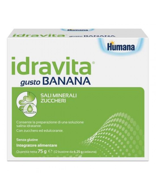 

Idravita Humana 12 Bustine Gusto Banana