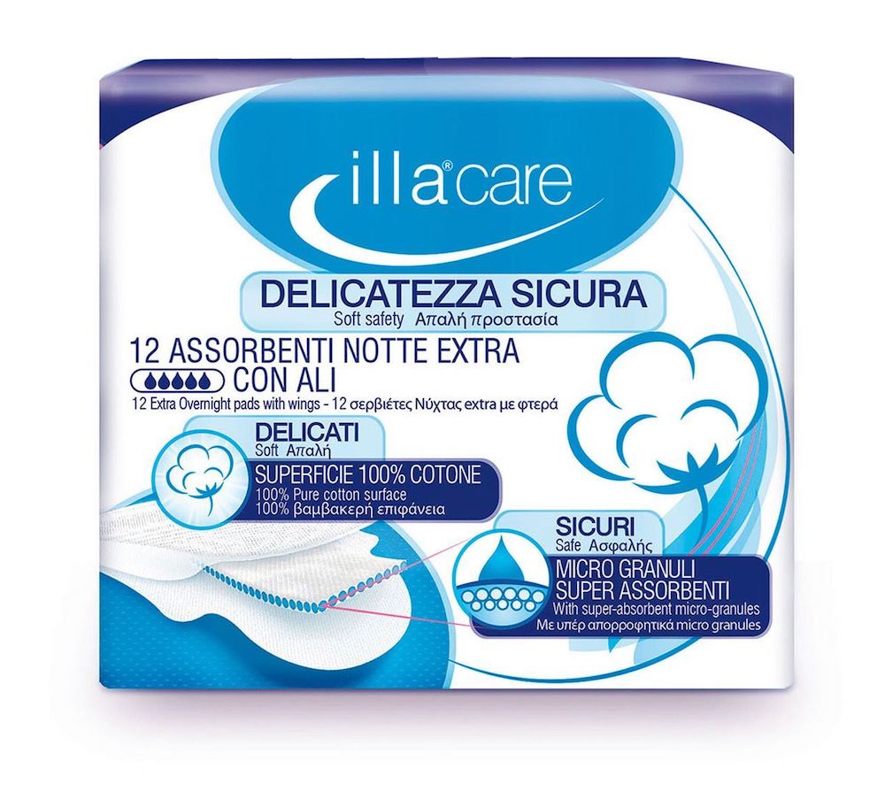 Image of Illa(R) Care Notte Extra Assorbenti 12 Pezzi