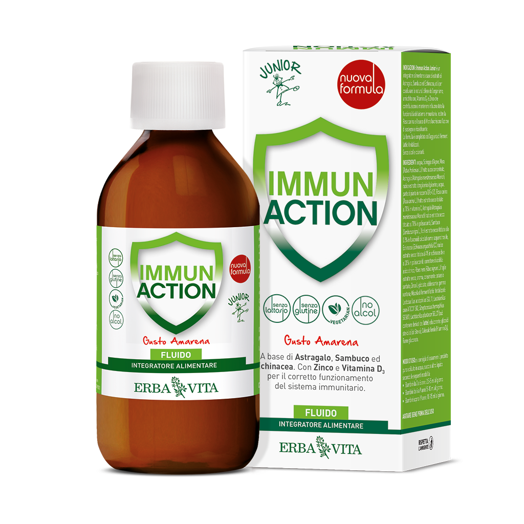 

Immun Action Junior Fluido Erba Vita 200ml