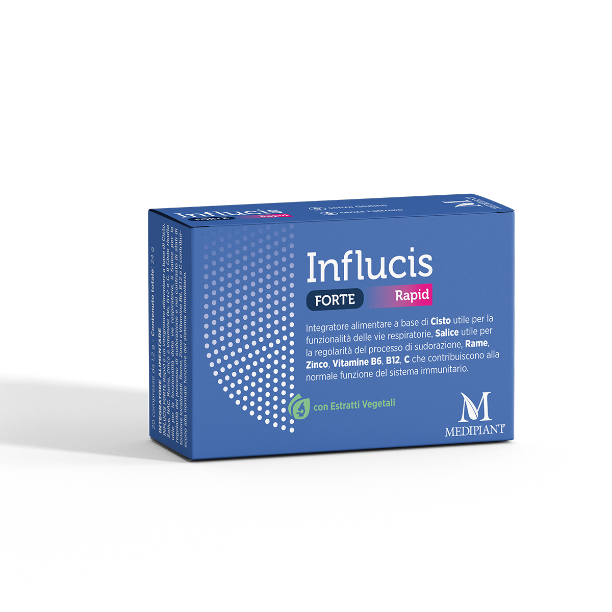 Image of Influcis Forte Rapid Mediplant 20 Compresse033