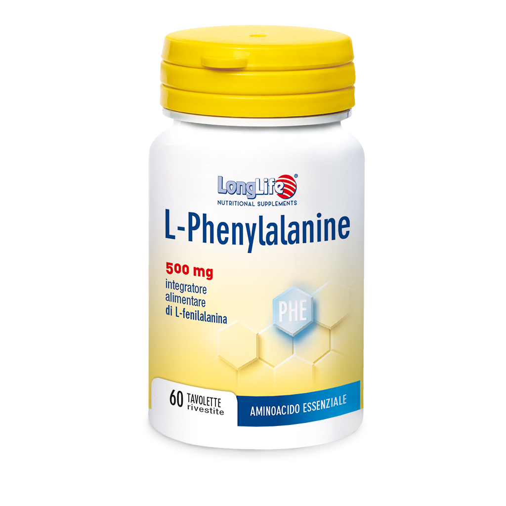 Image of L-Phenylalanine 500mg LongLife 60 Tavolette033