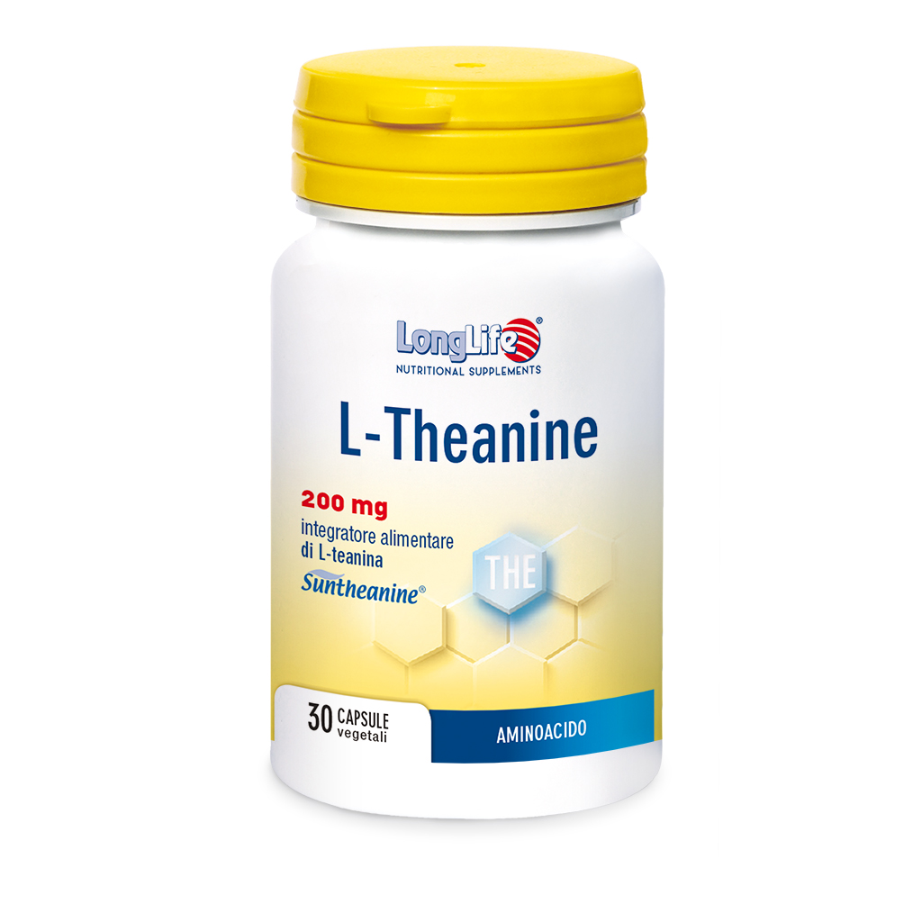 

L-Theanine 200mg LongLife 30 Capsule Vegetali