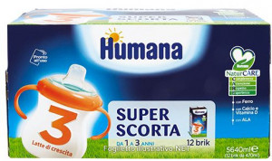 

Latte 3 Junior Humana 12x470ml