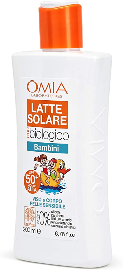 

Latte Solare Ecobio Bambini Spf50+ Omia Laboratoires 200ml