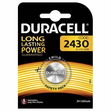 Image of Long Lasting Power 2430 Duracell 1 Pezzo