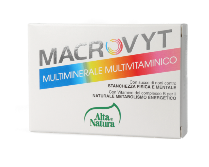 

Macrovyt® Multivitaminico Multiminerale Alta® Natura 30 Compresse