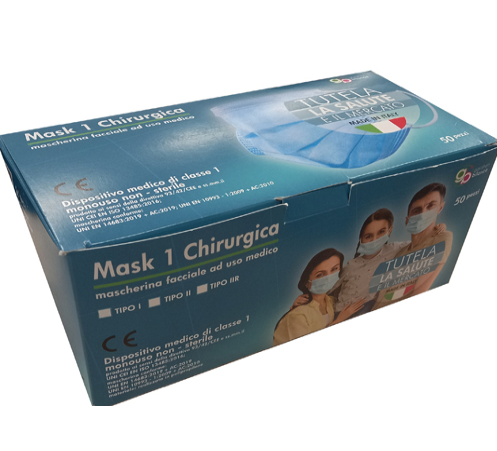 

Mask 1 Chirurgica Gardhen Bilance 50 Pezzi