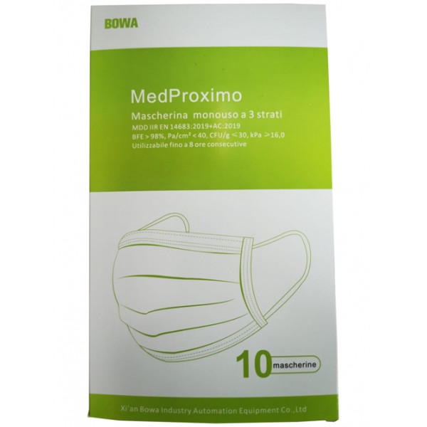 Image of MedProximo Bowa 10 Mascherine