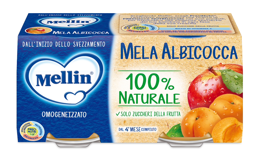 

Mela Albicocca Mellin 2x100g