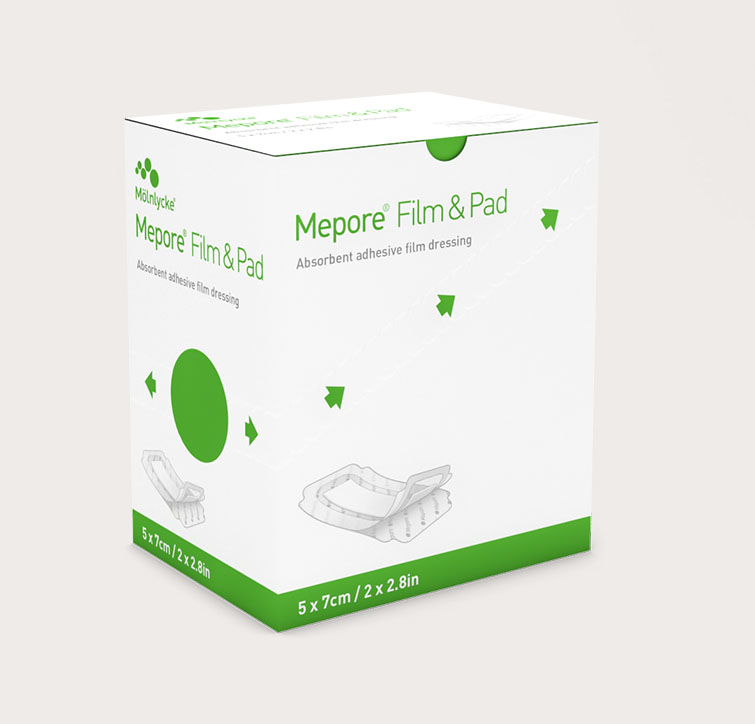 

Mepore® Film & Pad Molnlycke® - Medicazione Adesiva 5X7cm