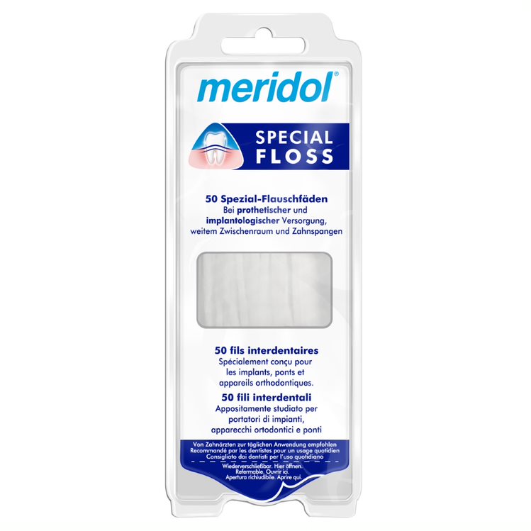 Image of meridol(R) Speciial Floss 50 Fili Interdentali