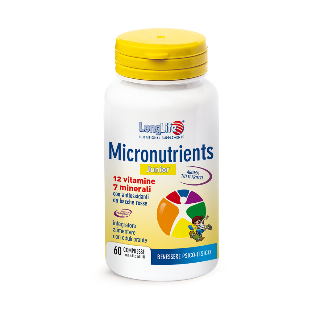 

Micronutrients Junior LongLife 60 Compresse Masticabili