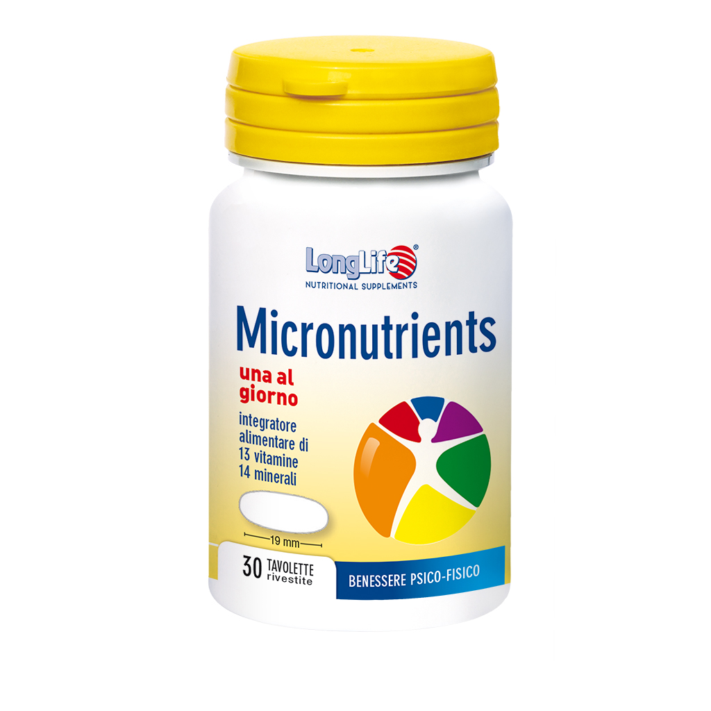 

Micronutrients LongLife 30 Tavolette Rivestite