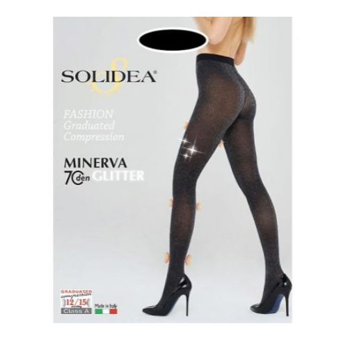 

Minerva 70 Glitter Solidea Nero/Argento Taglia L