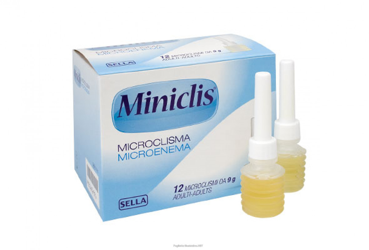 

Miniclis 9g Sella 12 Microclismi Adulti