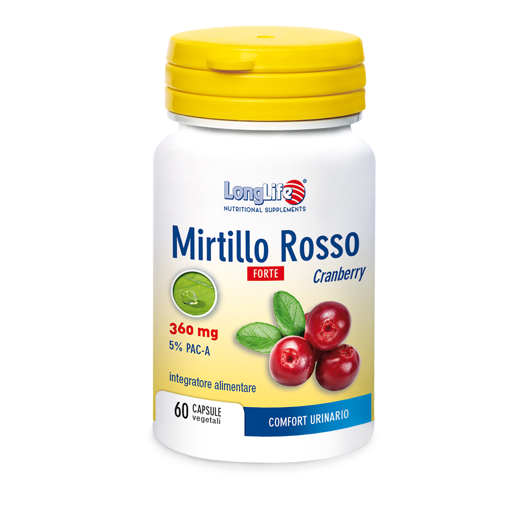 

Mirtillo Rosso Forte LongLife 60 Capsule Vegetali