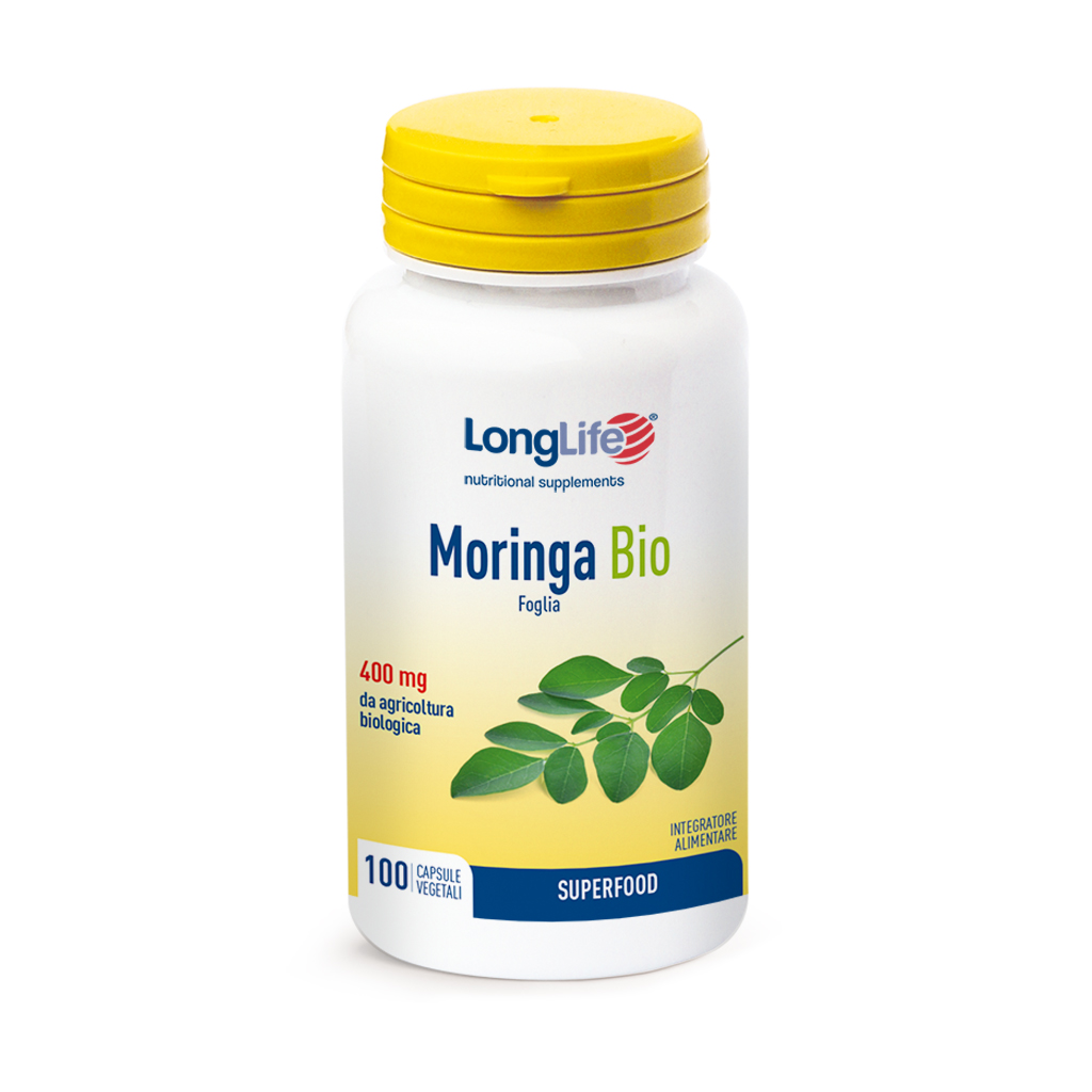 Image of Moringa Bio LongLife 100 Capsule Vegetali