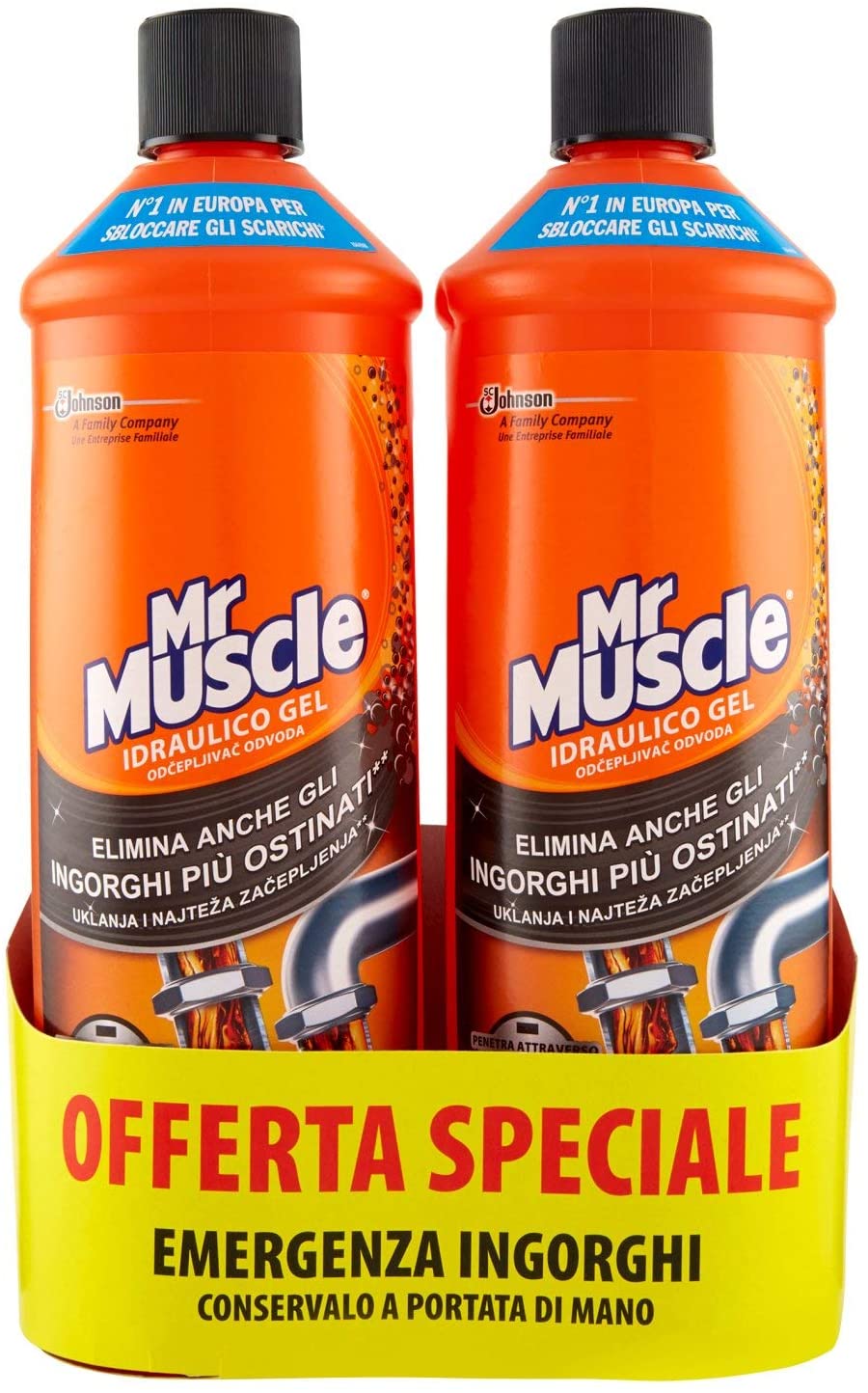 

Mr Muscle® Idraulico Gel 2x1000ml