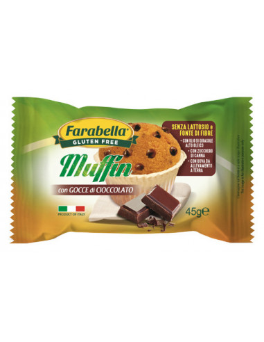 

Muffin Con Gocce Di Cioccolato Farabella 45g