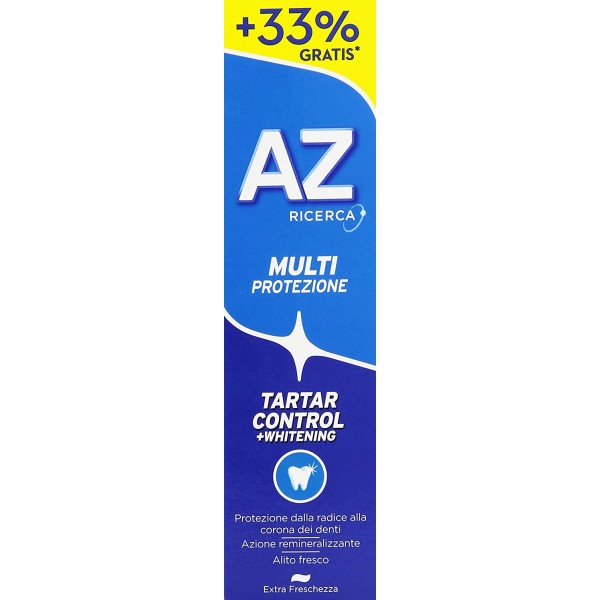 Multi-Protezione Tartar Control + Whitening Az Ricerca 75ml+25ml