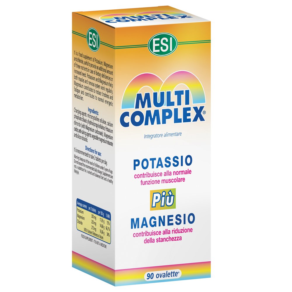 

Multicomplex Potassio Più Magnesio Esi 90 Ovalette