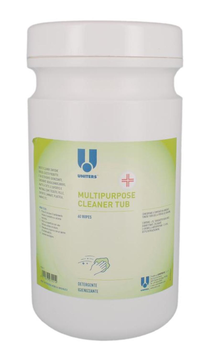 

Multipurpose Cleaner Tub Uniters 60 Salviette