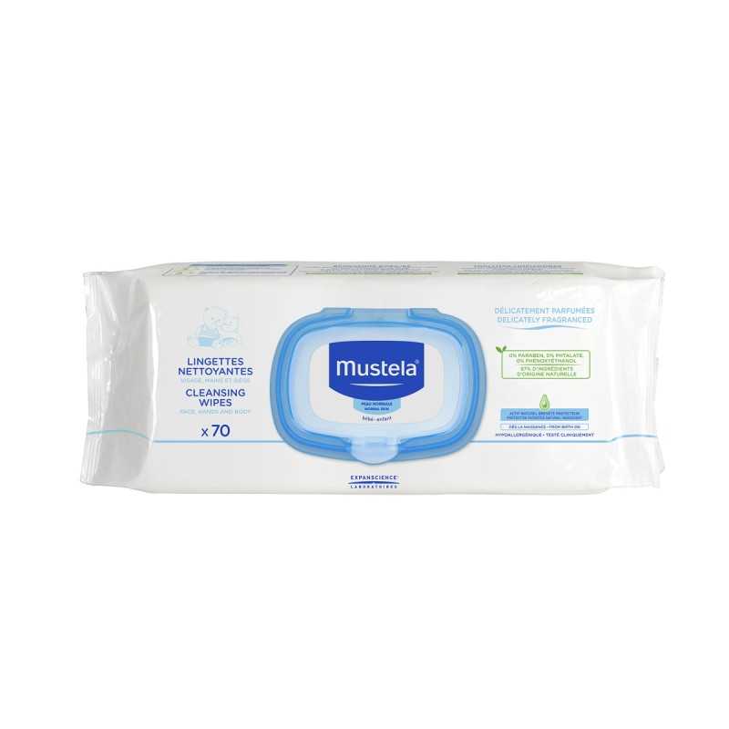 

Mustela Salviettine Detergenti Pelle Normale 70 Parti