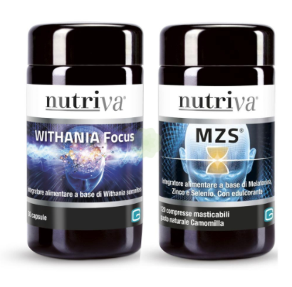 

MZS + Withania Focus Nutriva 120 Compresse + 30 Capsule