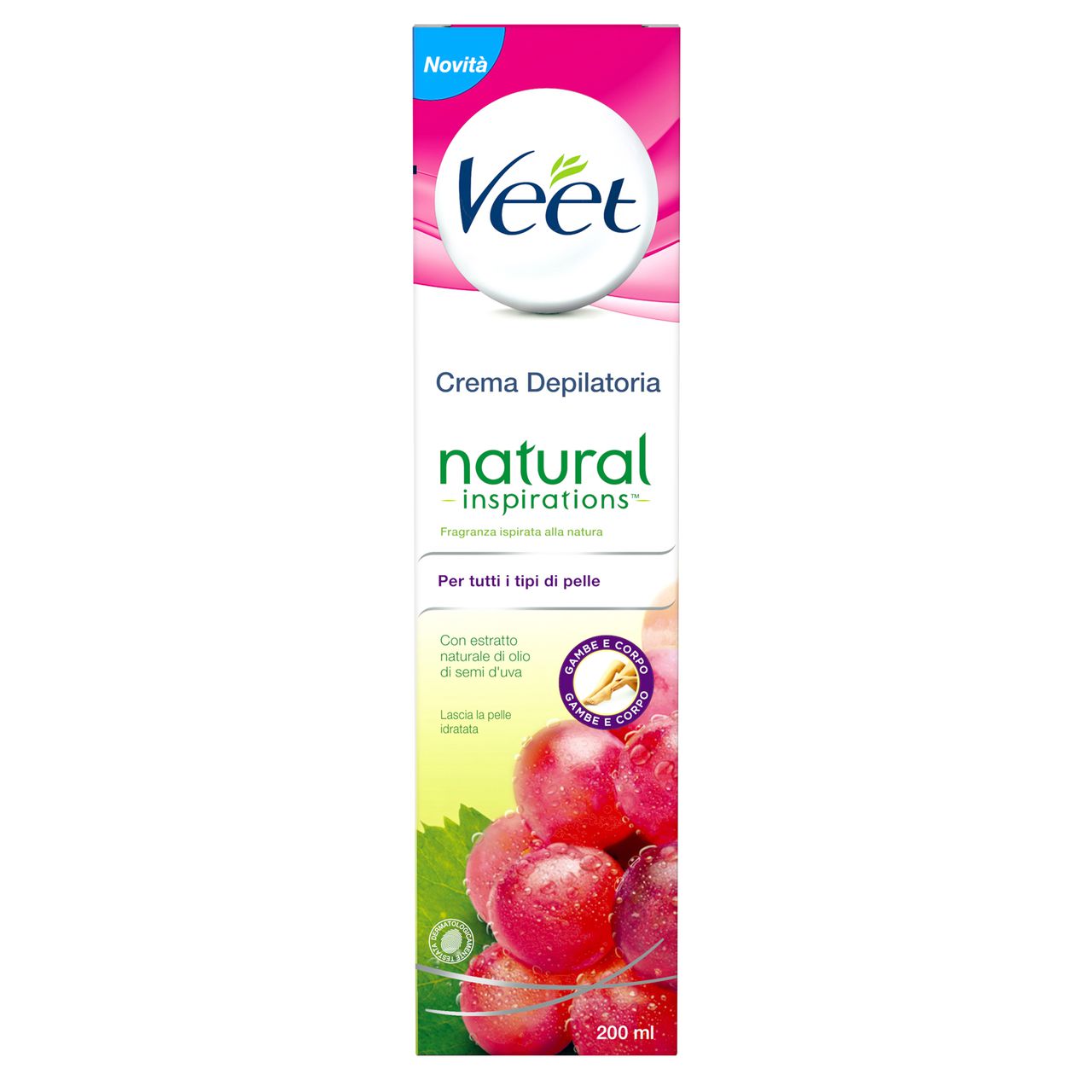 

VEET CREMA SEMI OLIO UVA 200 ML