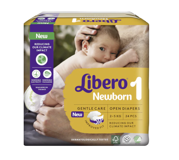 Image of Newborn 1 Libero 2-5Kg 24 Pannolini