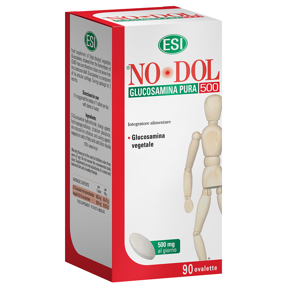 

No Dol Glucosamina Pura 500 Esi 90 Ovalette