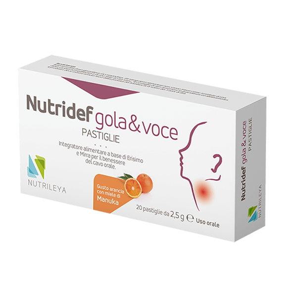 

NutriDef Gola&Voce Nutrileya 20 Pastiglie