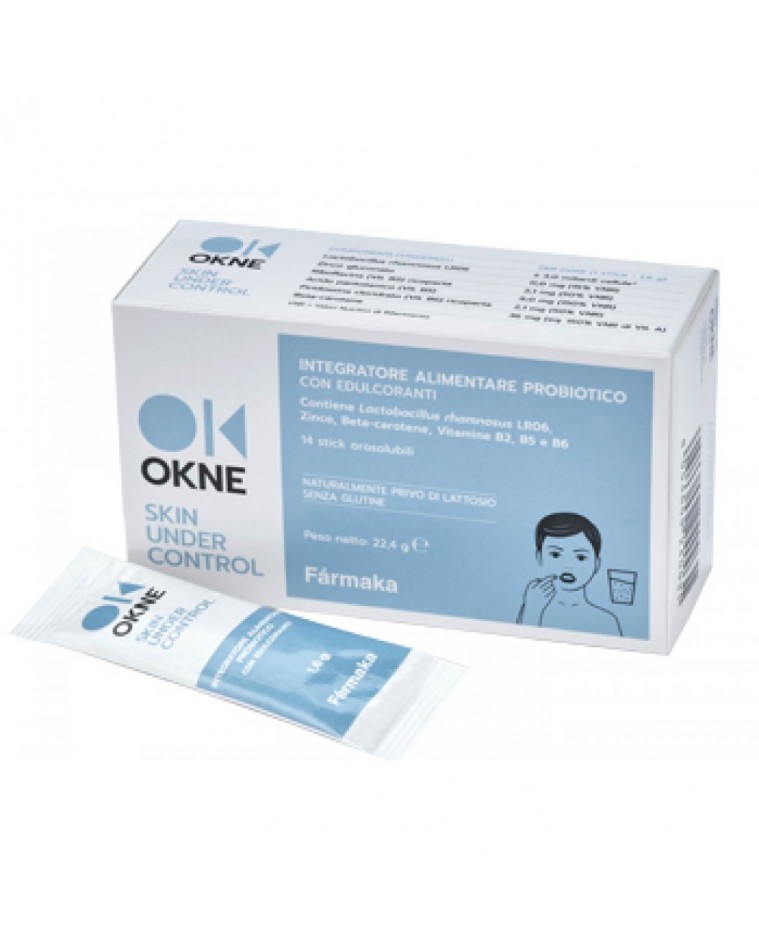 Image of OKNE Integratore Alimentare Probiotico Farmaka 14 Stick Orosolubili