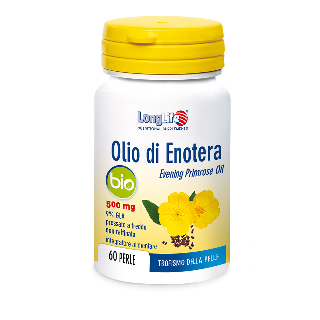 

Olio di Enotera Bio 500mg LongLife 60 Perle